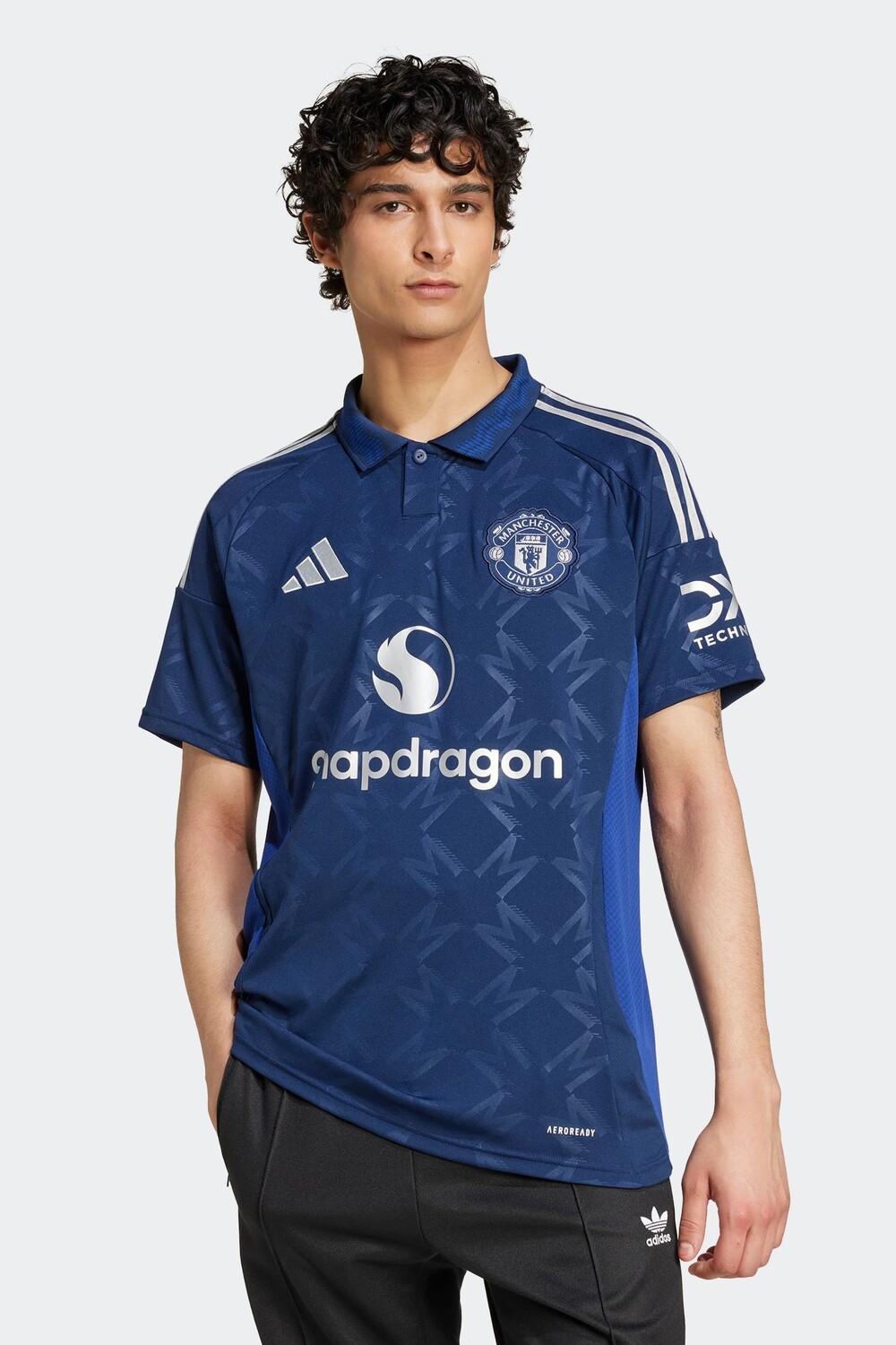 

Манчестер Юнайтед 24/25 выездная футболка Adidas, синий