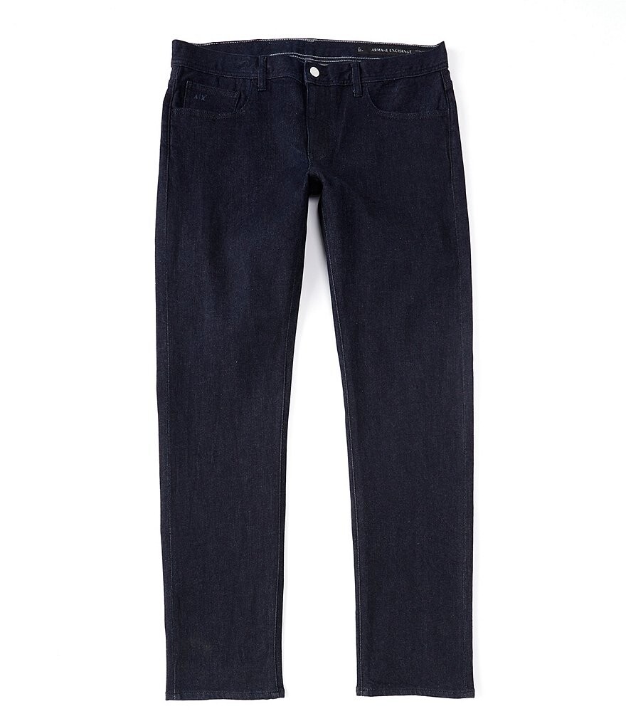 

Джинсы Armani Exchange Slim Fit из эластичного денима с 5 карманами, синий