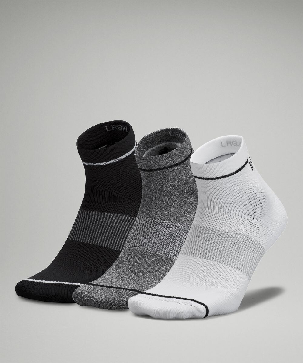 

Мужские носки Power Stride в полоску 3 шт Lululemon, белый