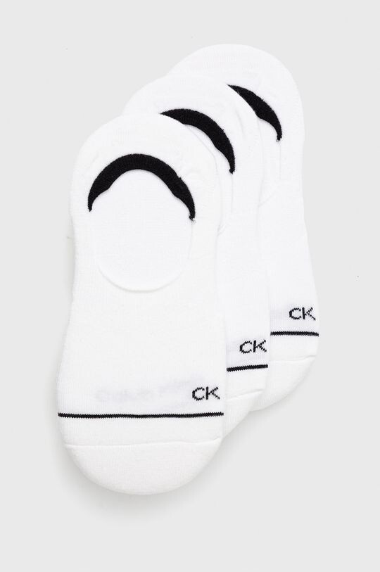 

Носки (3 пары) Calvin Klein, белый