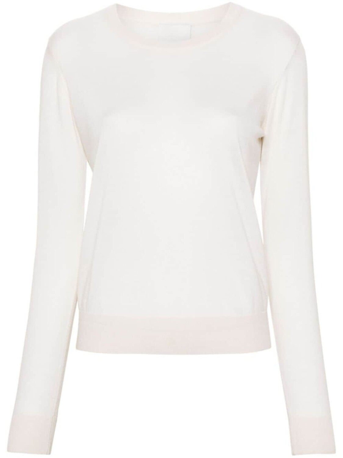 

Allude кашемировый джемпер с круглым вырезом, белый
