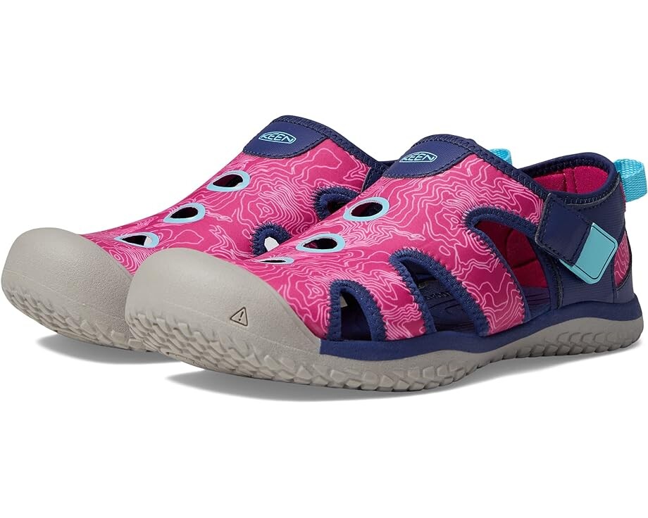 Кроссовки Keen Stingray, цвет Blue Depths/Festival Fuchsia кроссовки keen stingray цвет waterfall blue glass