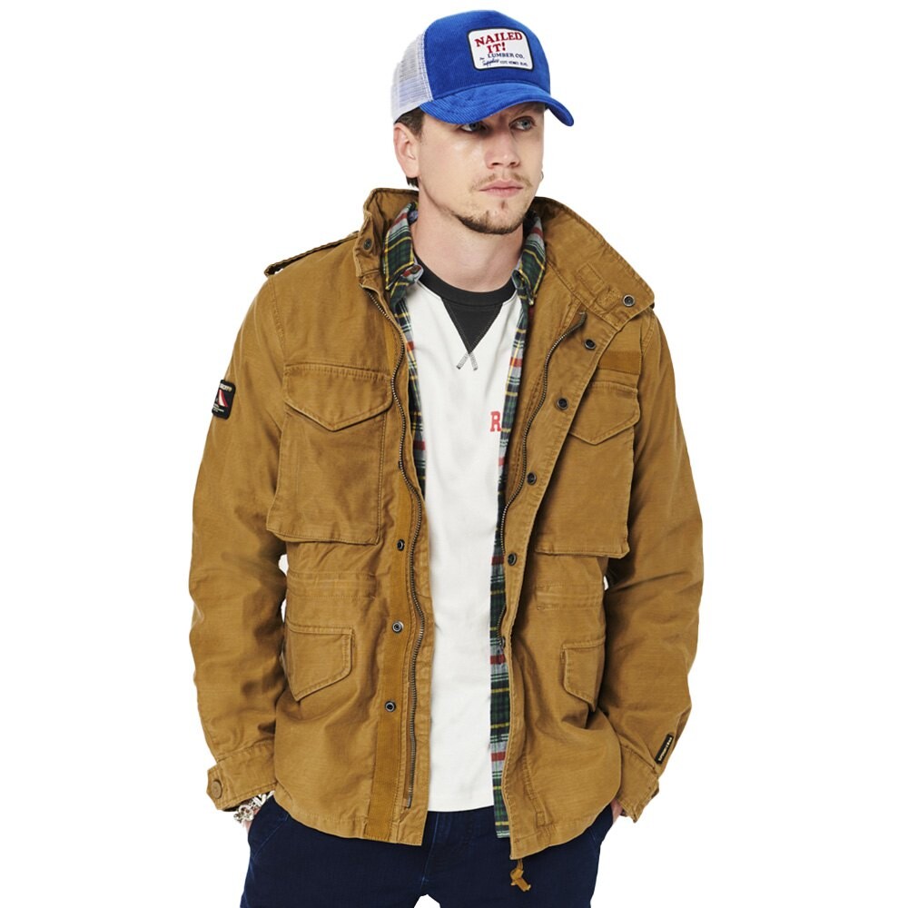 

Куртка Superdry Vintage M65 Military, зеленый