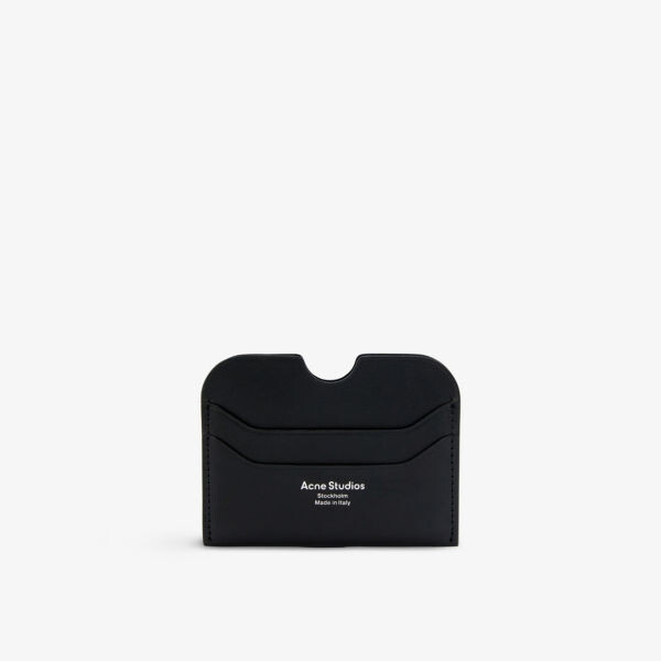 

Большой кожаный визитница Elma Acne Studios, черный