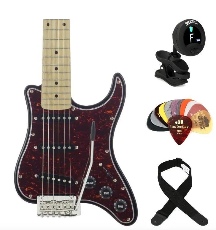 

Новый комплект Traveler Guitar Travelcaster Deluxe Essentials — черный