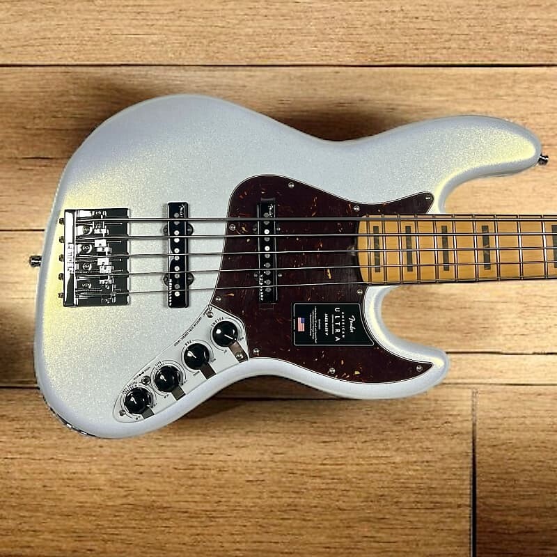 

Басс гитара Fender American Ultra Jazz V Arctic Pearl/Maple