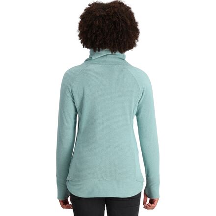 Флисовый пуловер Trail Mix с капюшоном — женский Outdoor Research, цвет Sage 