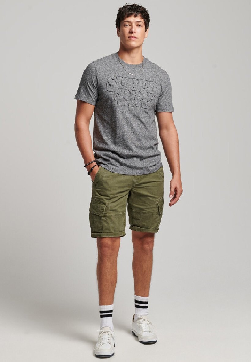 

Футболка с принтом Superdry, серый