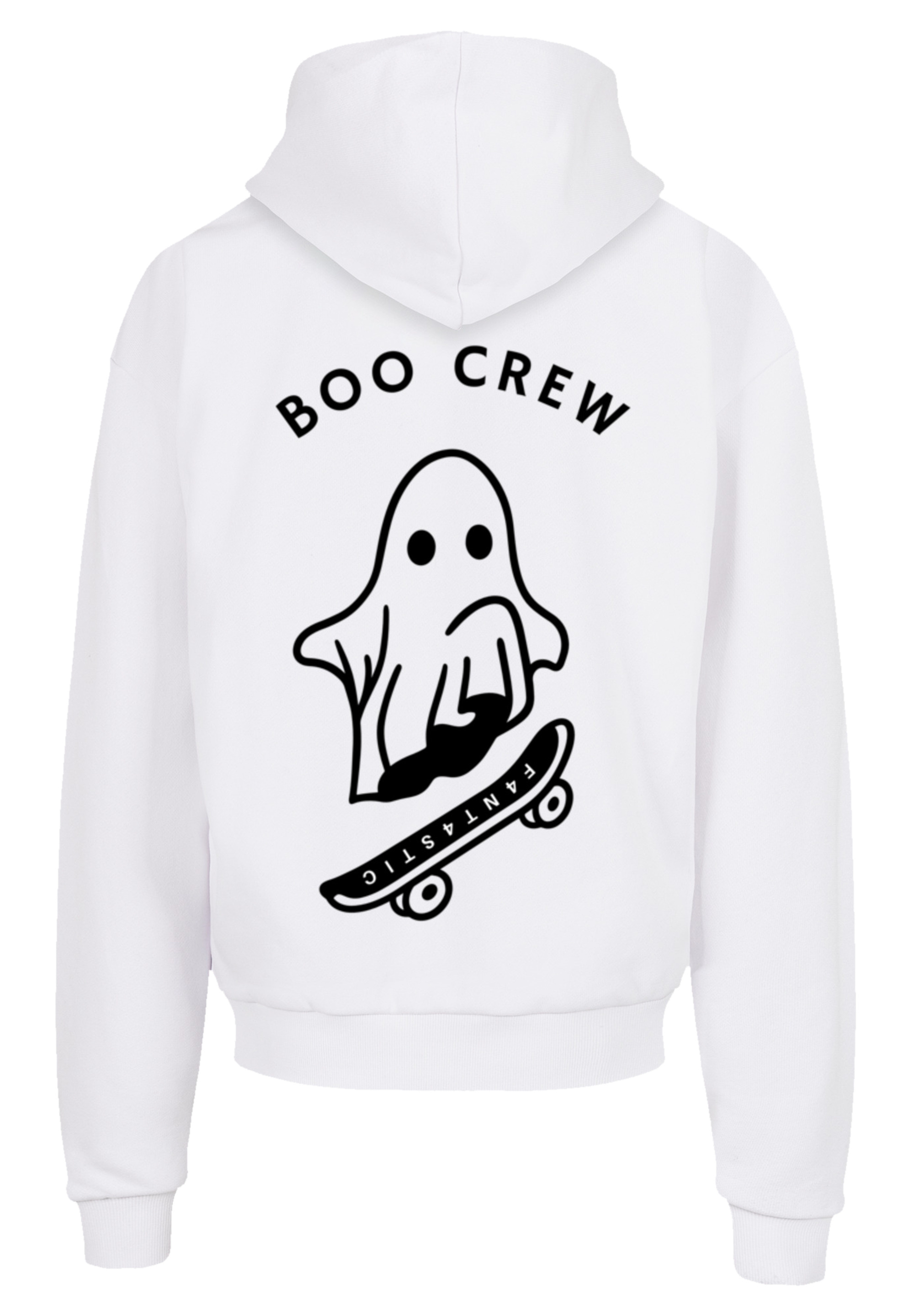 Пуловер F4NT4STIC Ultra Heavy Hoodie Boo Crew Halloween, белый