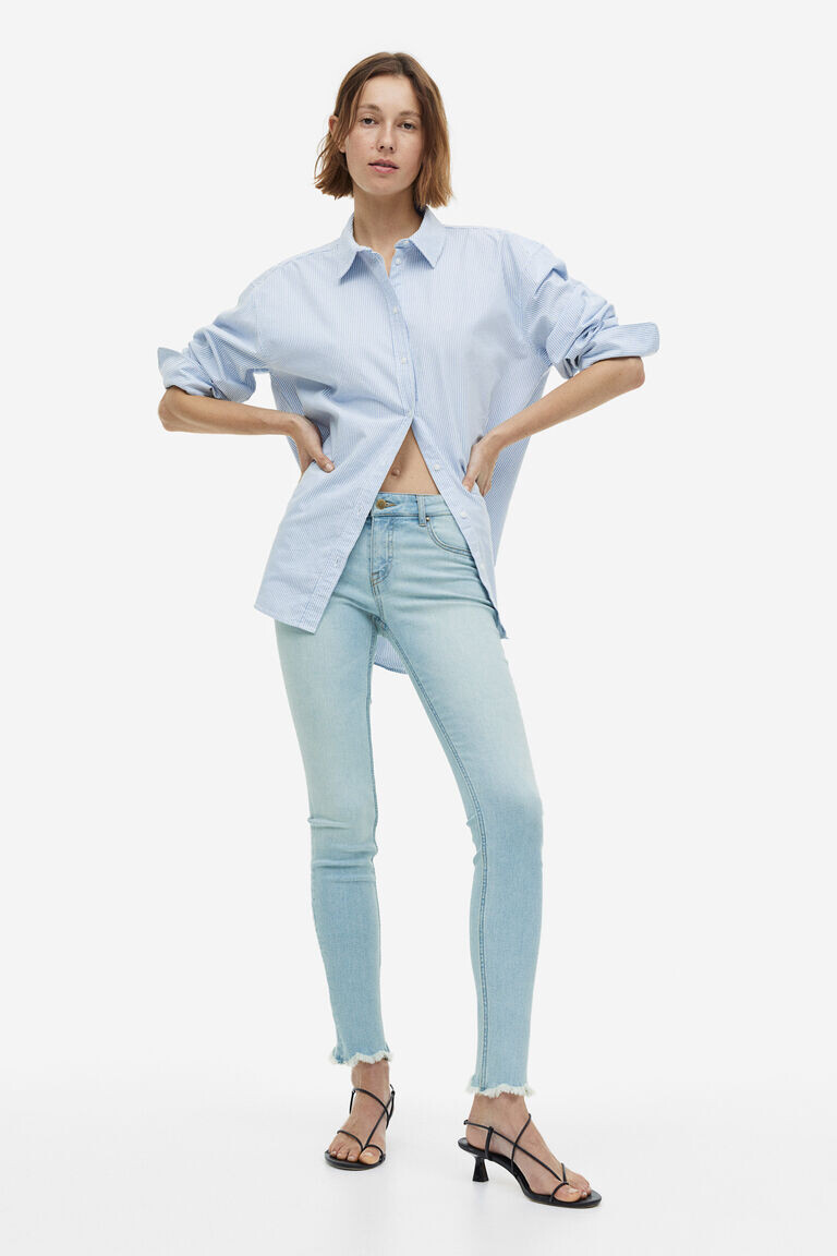 

Джеггинсы с низкой лодыжкой H&M, синий