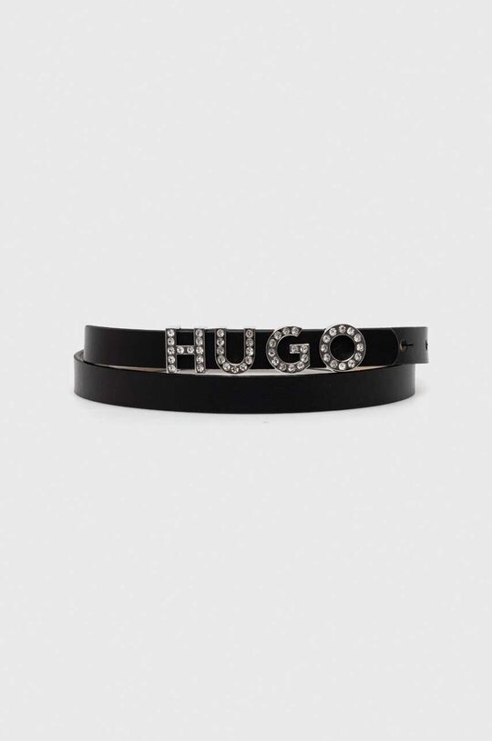 

Кожаный ремень HUGO Hugo, черный