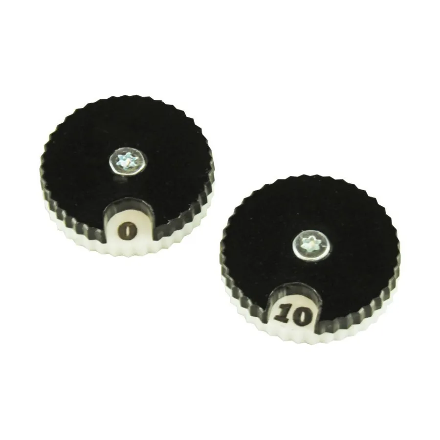 

Круглые боевые циферблаты 0–10, черные, Token Sets - Combat Dials (Litko Aerosystems)