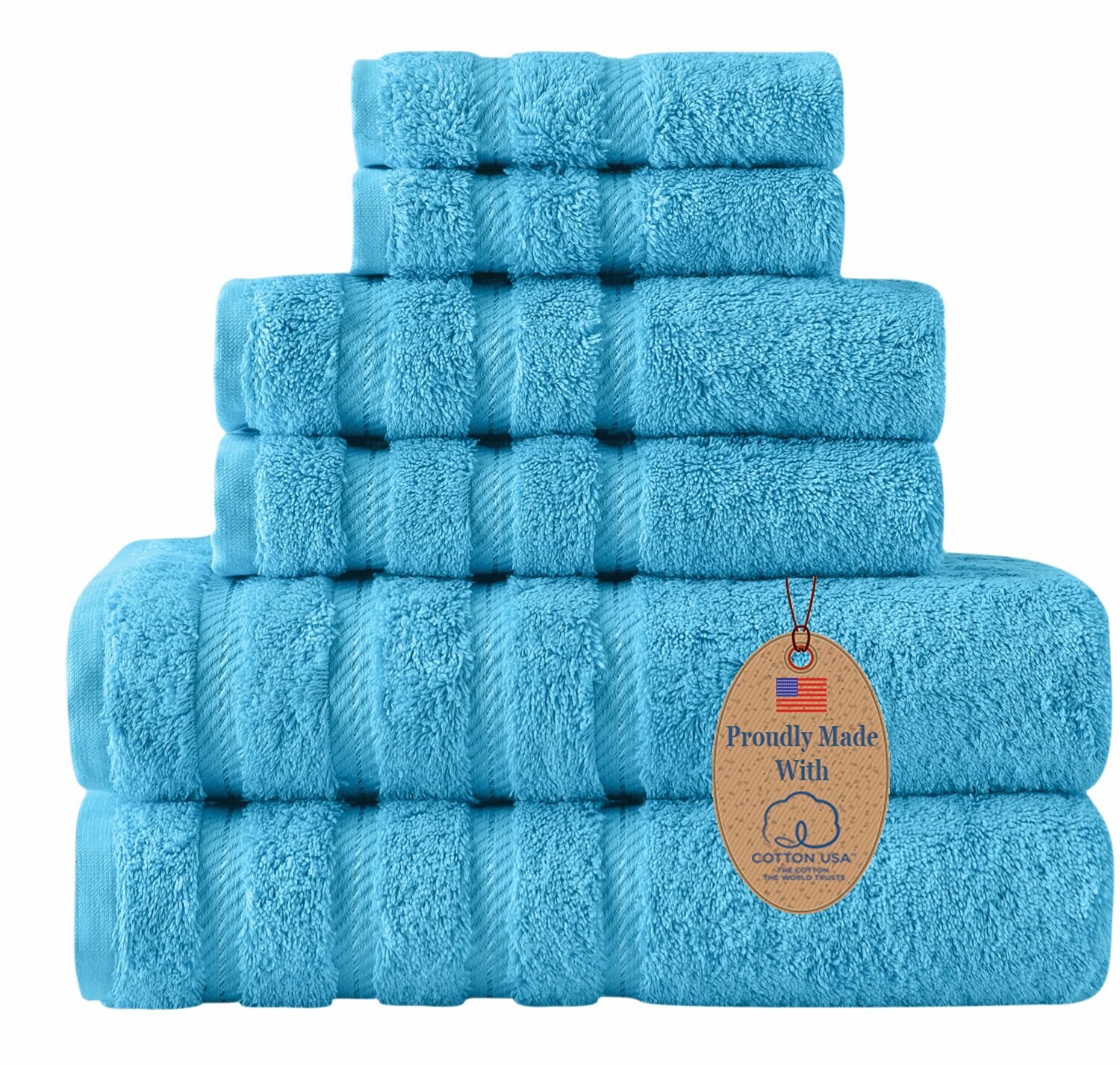 

Набор хлопковых полотенец Aqua Luxe, 6 штук