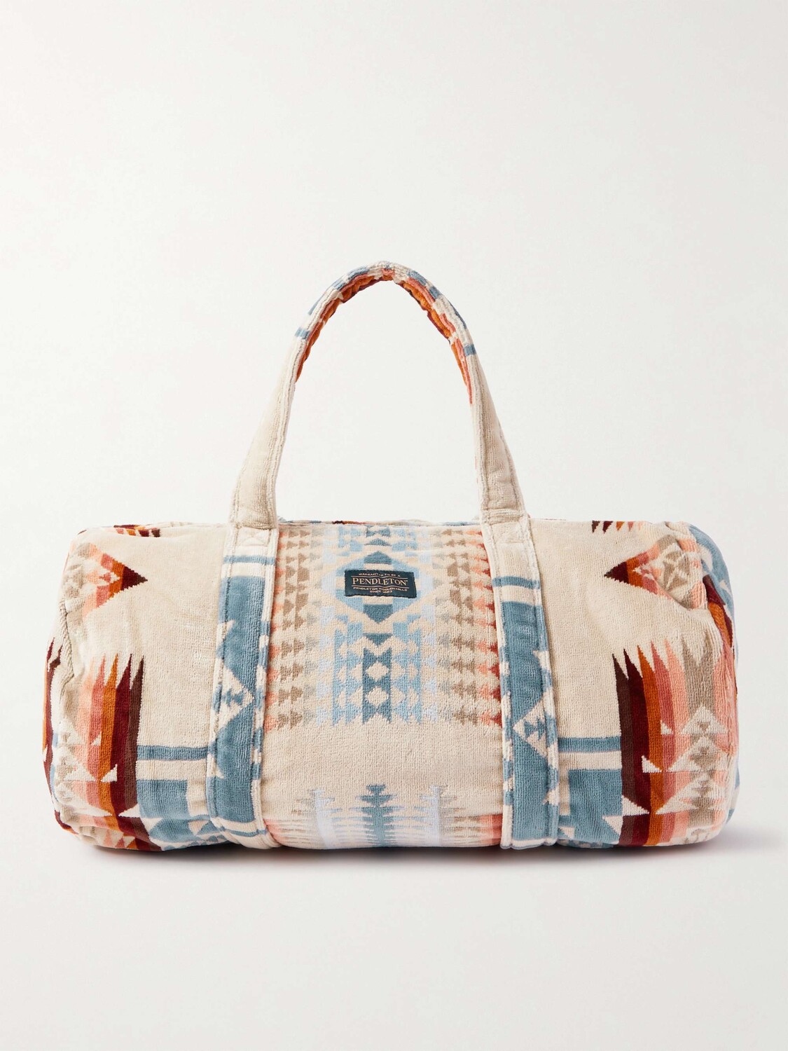 

Жаккардовая спортивная сумка из хлопковой махровой ткани PENDLETON, нейтральный