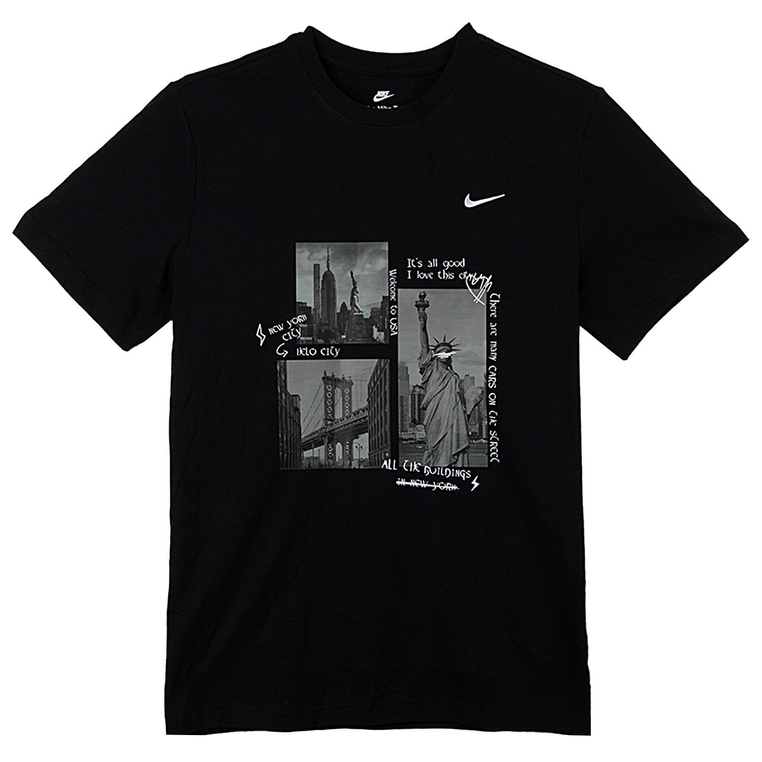 

Футболка мужская черная Nike, черный