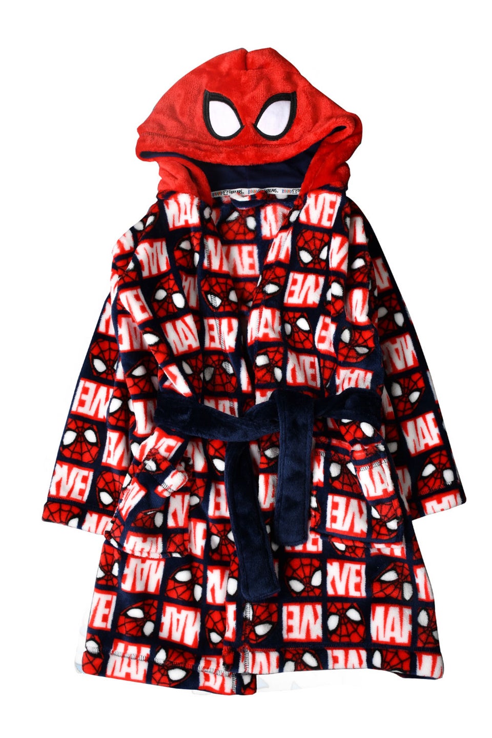 Детский халат с изображением Человека-паука Brand Threads Marvel