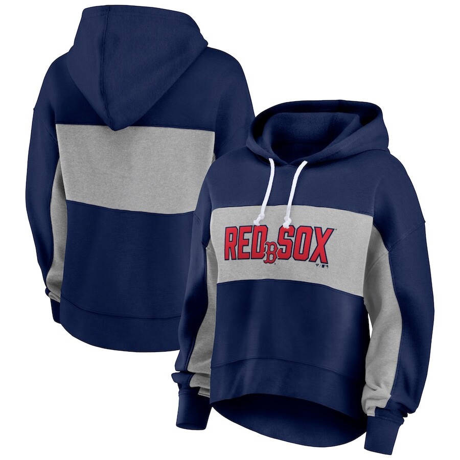 

Пуловер с капюшоном Fanatics Branded Boston Red Sox, нави
