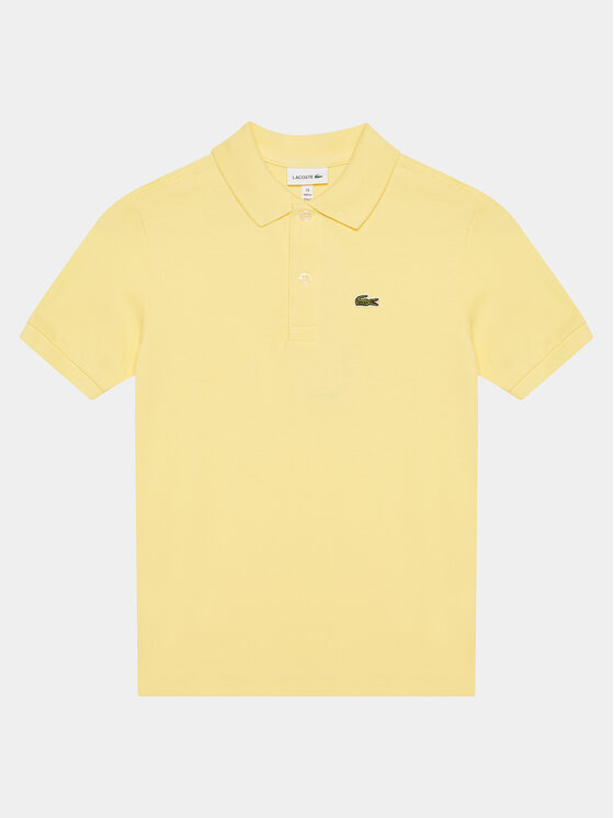 Рубашка поло стандартного кроя Lacoste, желтый рубашка поло стандартного кроя lacoste зеленый