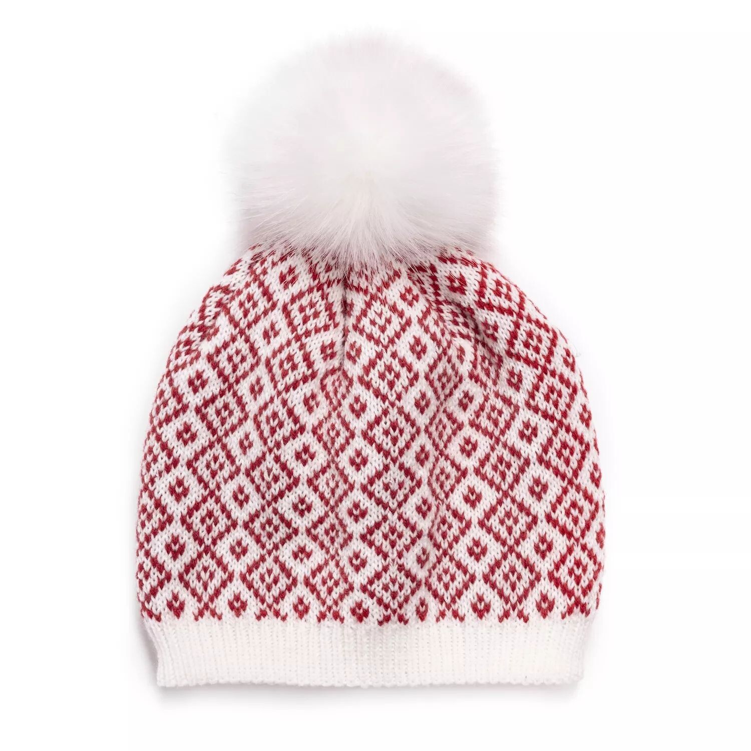 

Женская шапка-бини MUK LUKS Fair Isle с помпоном MUK LUKS