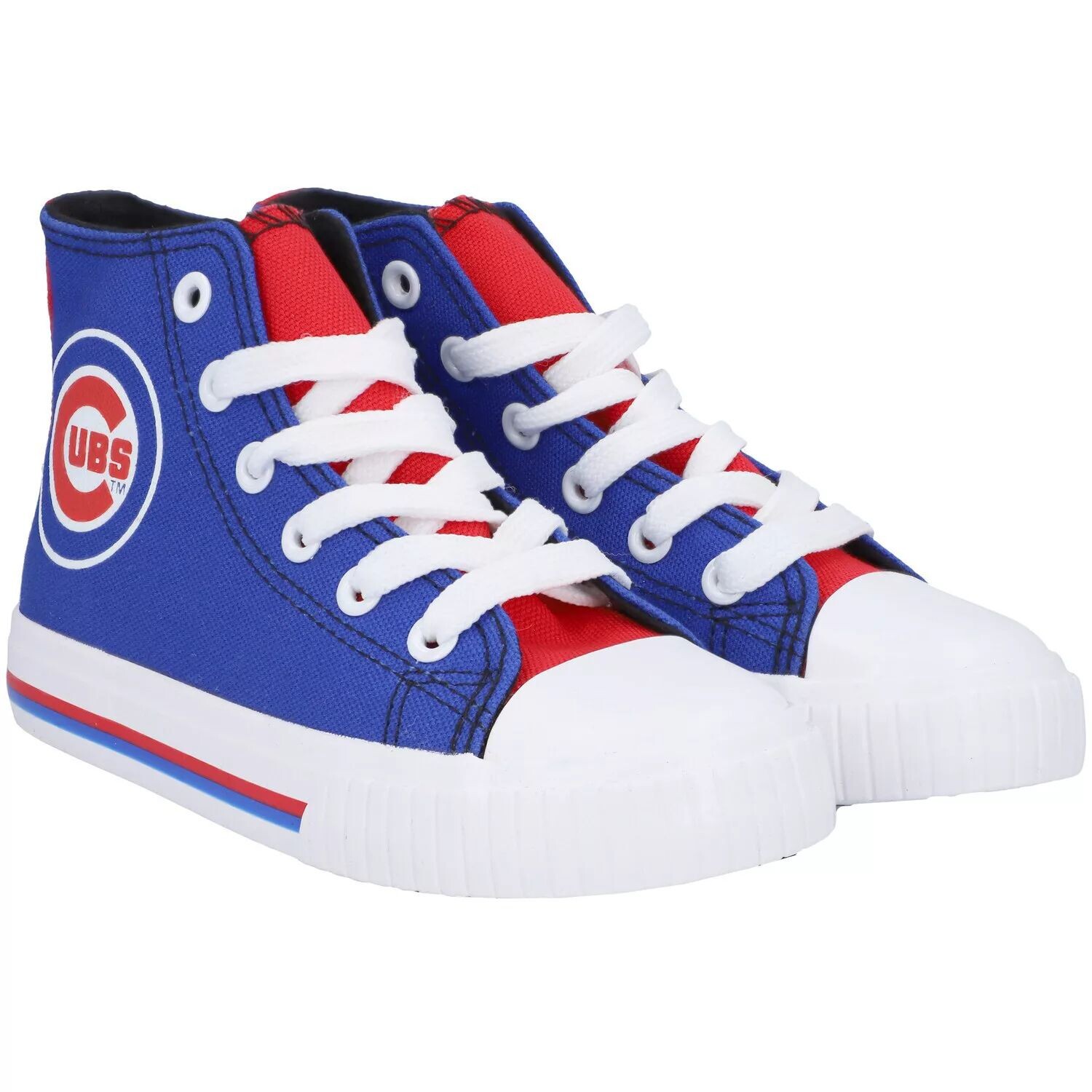 

Молодежные высокие парусиновые туфли FOCO Chicago Cubs Unbranded