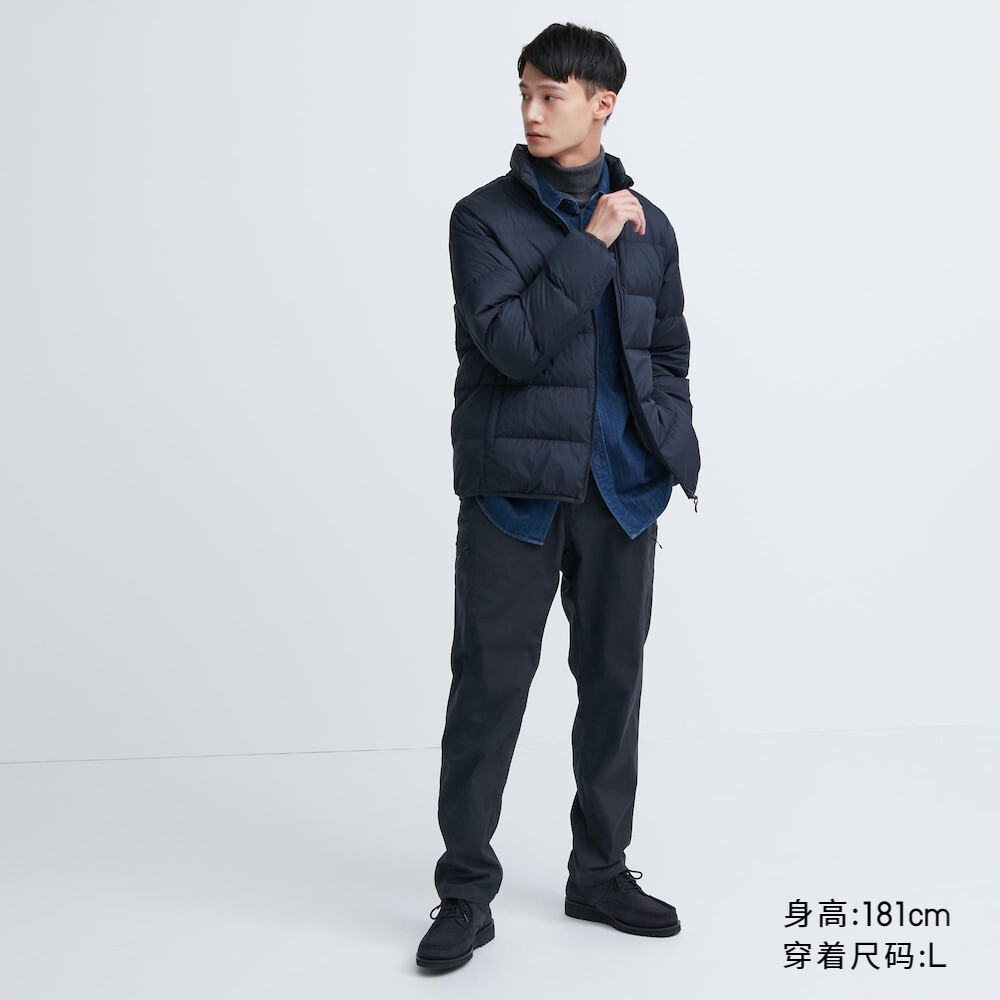 

Мужские термоштаны Uniqlo HEATTECH бархатные, темно-синий