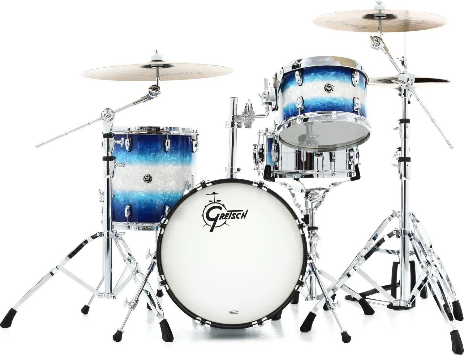 

Набор из трех предметов Gretsch Drums Brooklyn GB-J483 — Blue Burst Pearl