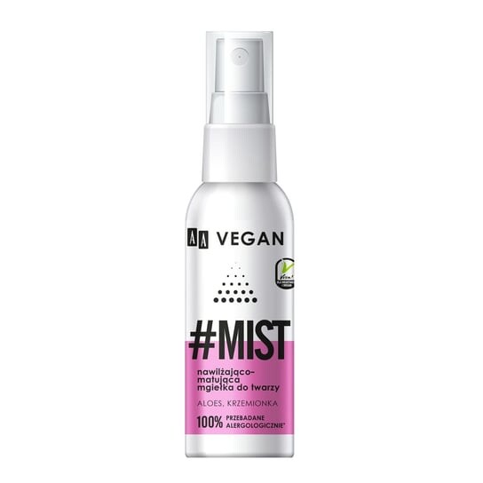 

Увлажняющий и матирующий спрей для лица, 50 мл AA, Vegan Mist