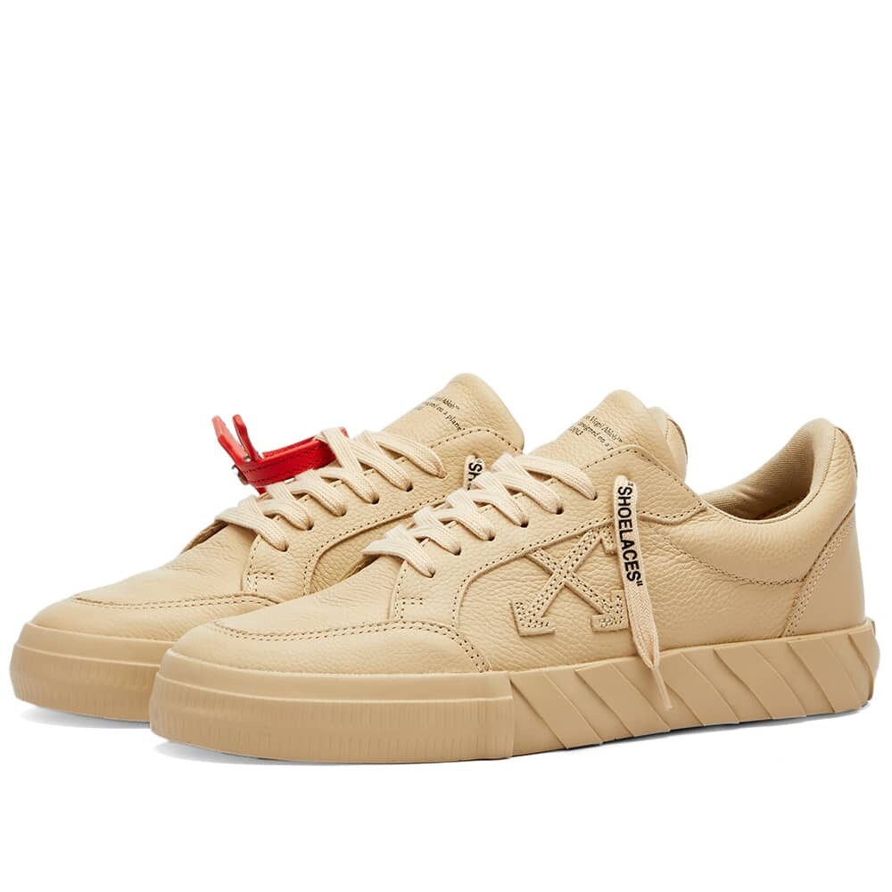 

Off-White низкие вулканизированные кроссовки, бежевый