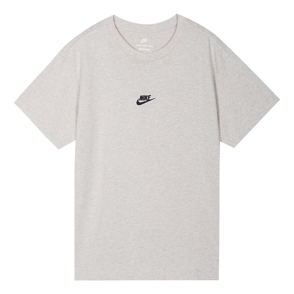 Футболка Men's Nike Solid Color Embroidered Small Label Round Neck Casual Loose Short Sleeve Light Bone T-Shirt, мультиколор футболка men s nike solid color embroidered light bone t shirt dn5241 072 белый