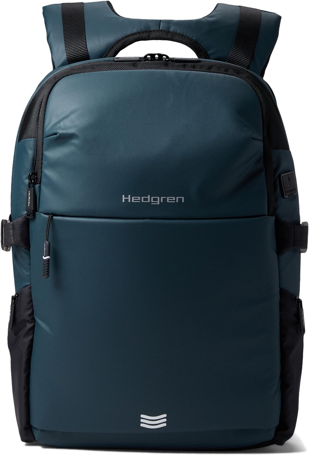 

Рюкзак Hedgren 15.6" Rail 3 CMPT Backpack RFID with Rain Cover, цвет City Blue