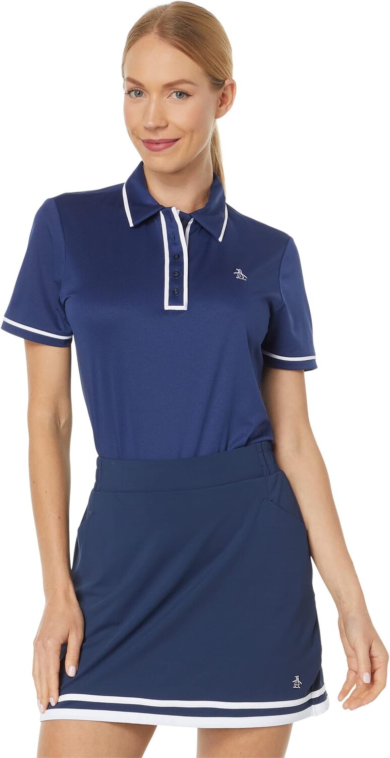 

Поло Performance с короткими рукавами Veronica Original Penguin Golf, цвет Black Iris