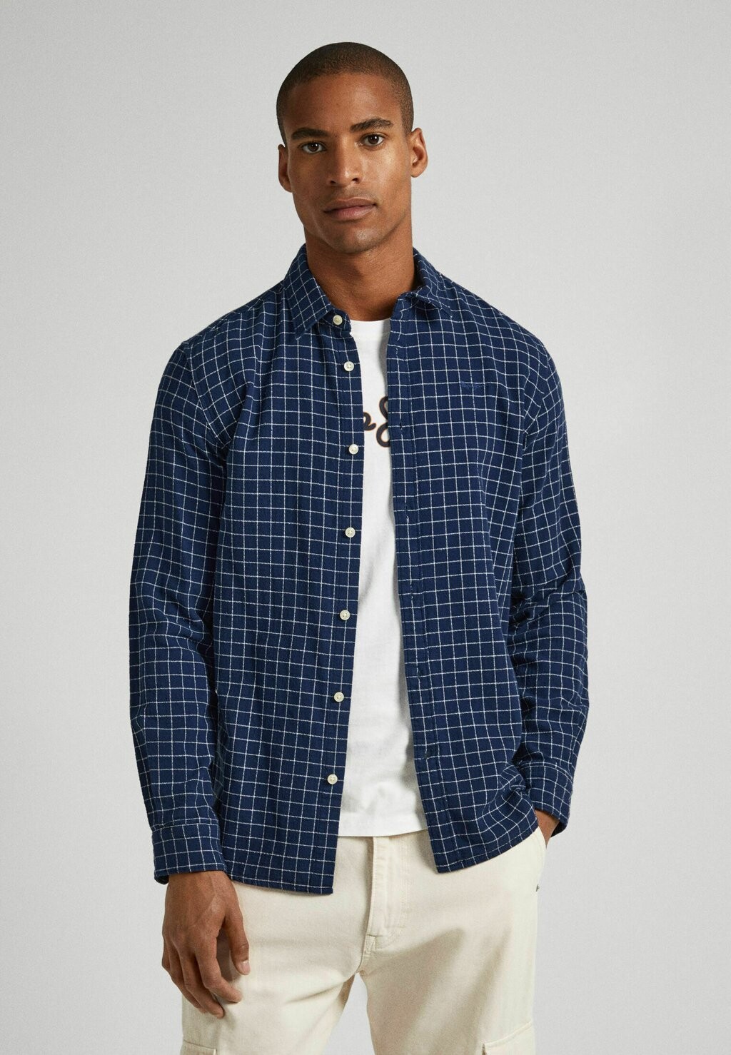 

Рубашка Pepe Jeans Shirt Cleveland Pepe Jeans, цвет dulwich blue
