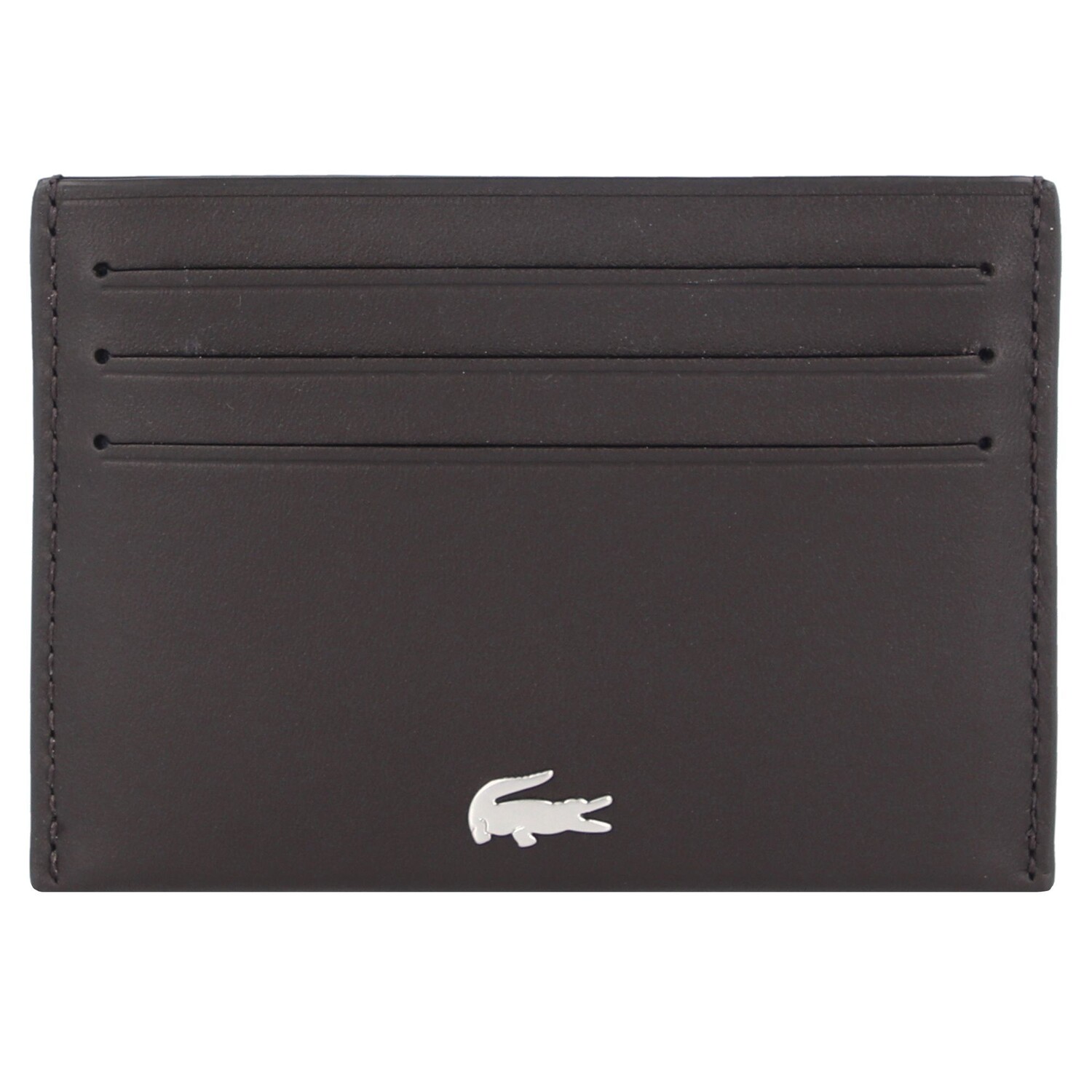 

Кошелек Lacoste FG Kreditkartenetui Leder 10,5 см, темно-коричневый