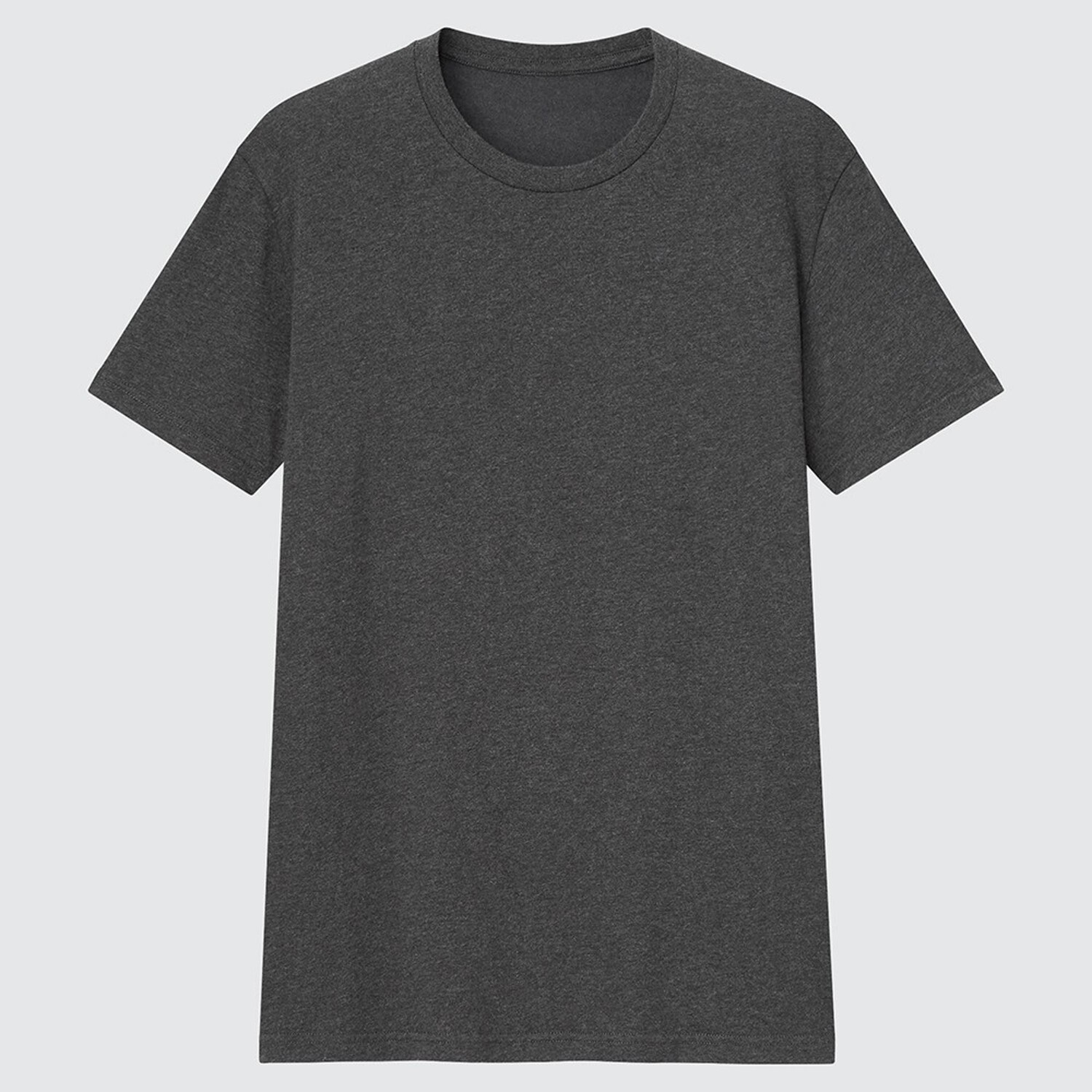 

Футболка DRY с круглым вырезом Uniqlo, темно-серый