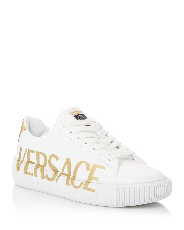 

Мужские низкие кроссовки с логотипом Greca Versace