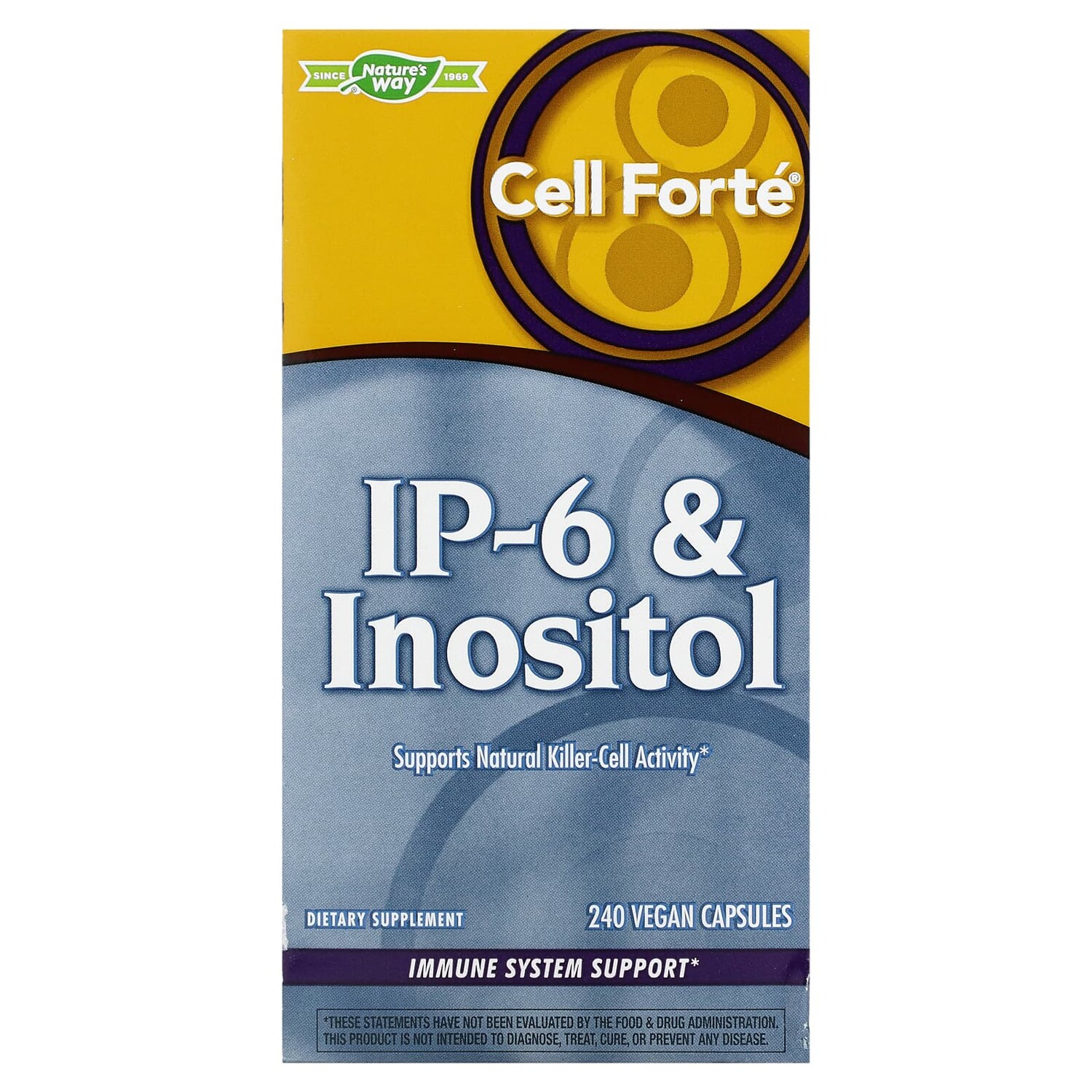 

Cell Forté IP-6 и инозитол, 240 веганских капсул, Nature's Way