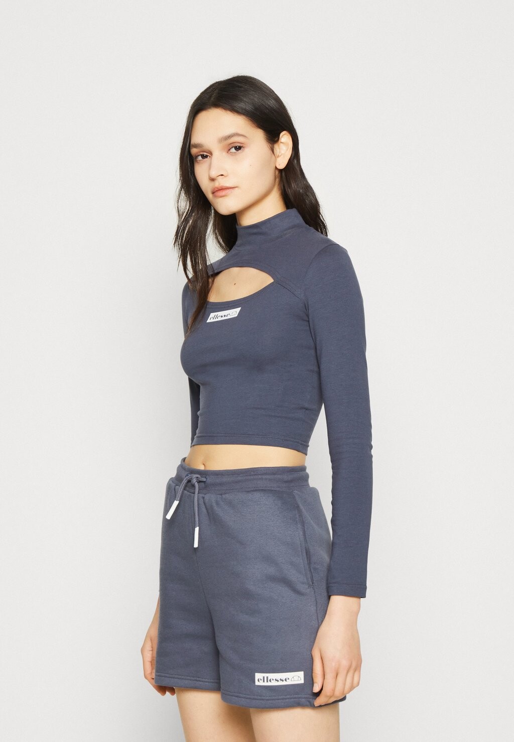 

Рубашка с длинным рукавом Ellesse, темно-синий