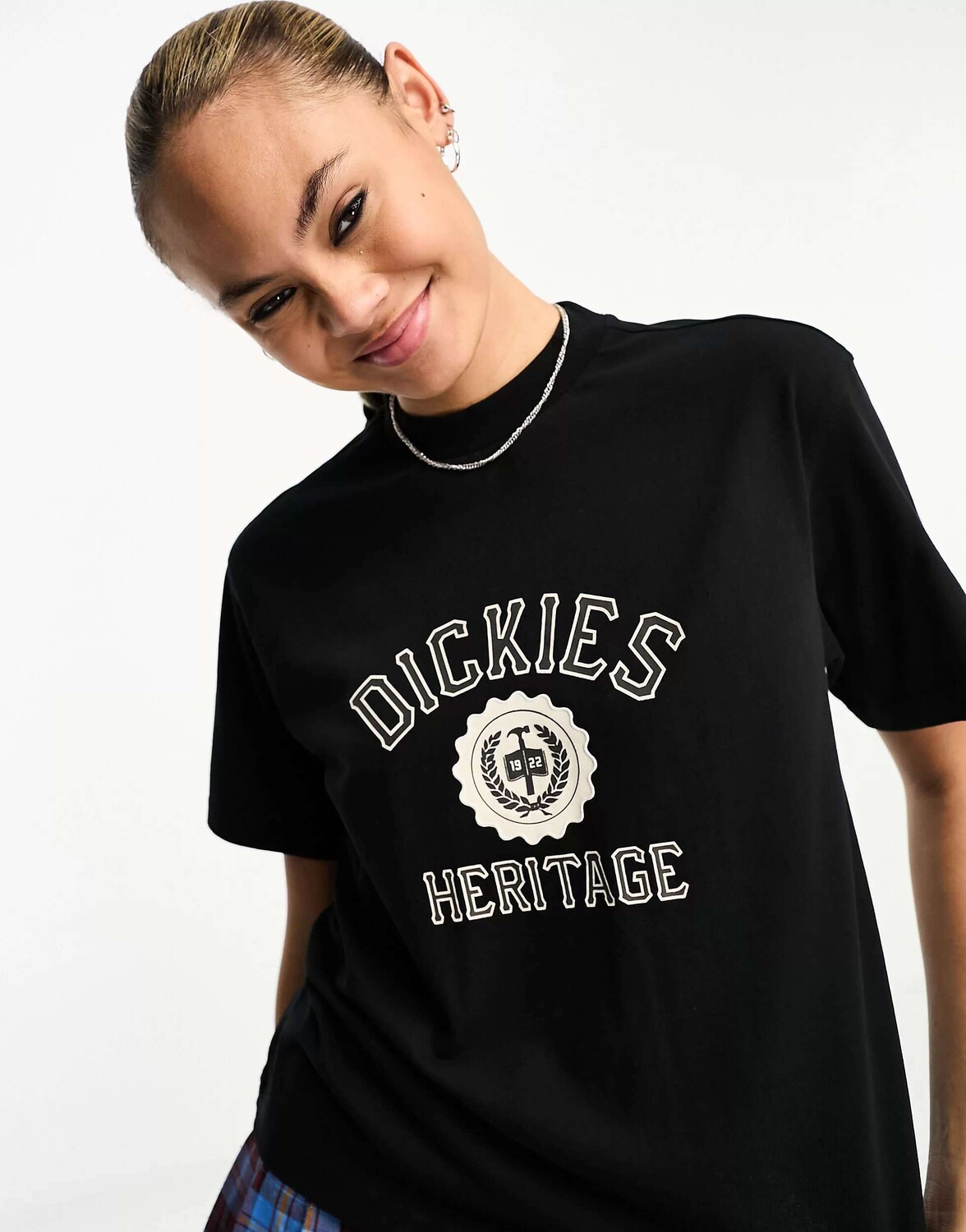 

Черная оксфордская университетская футболка Dickies, Черный