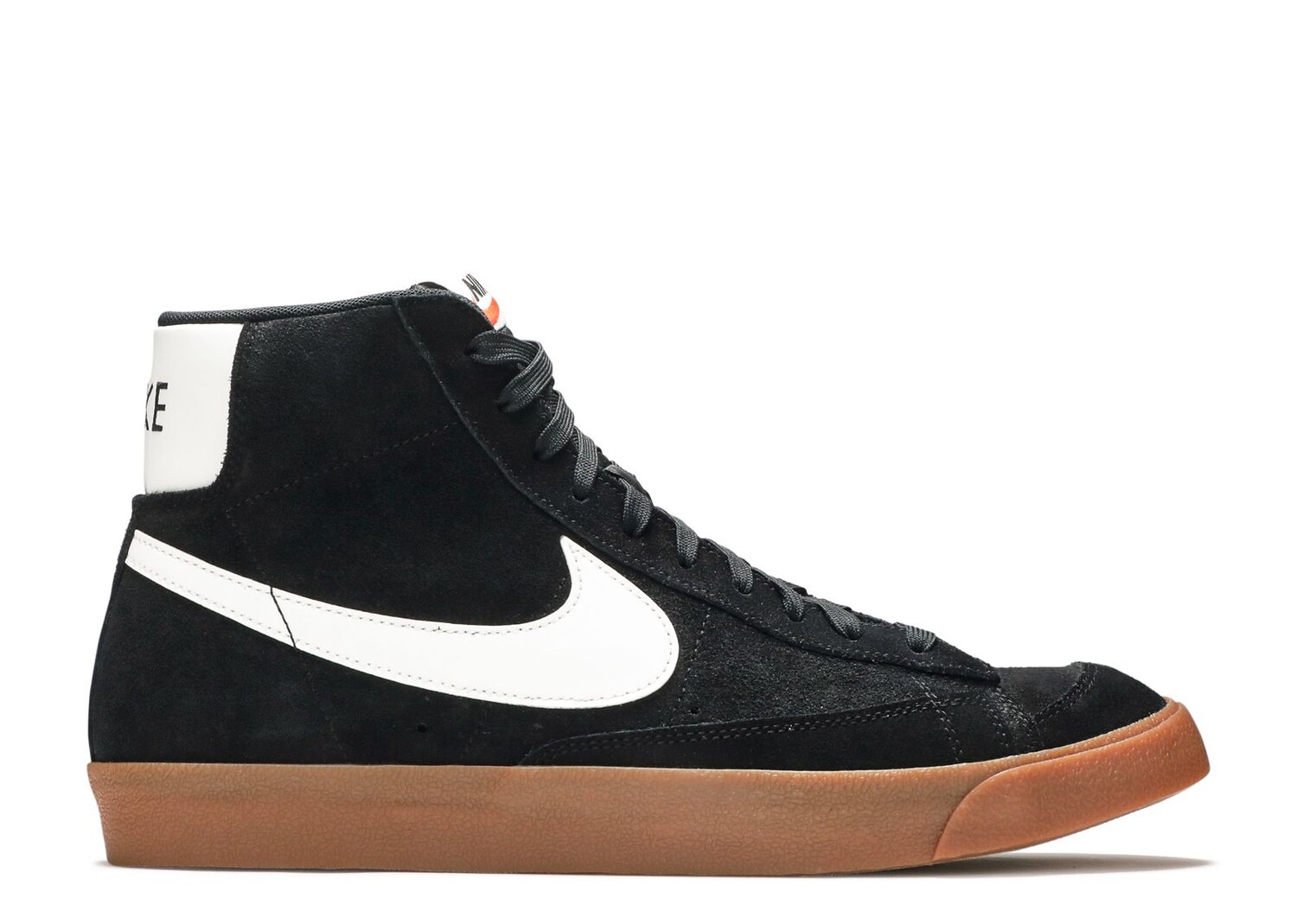 

Кроссовки Nike Blazer Mid 77 Suede 'Black Gum', черный