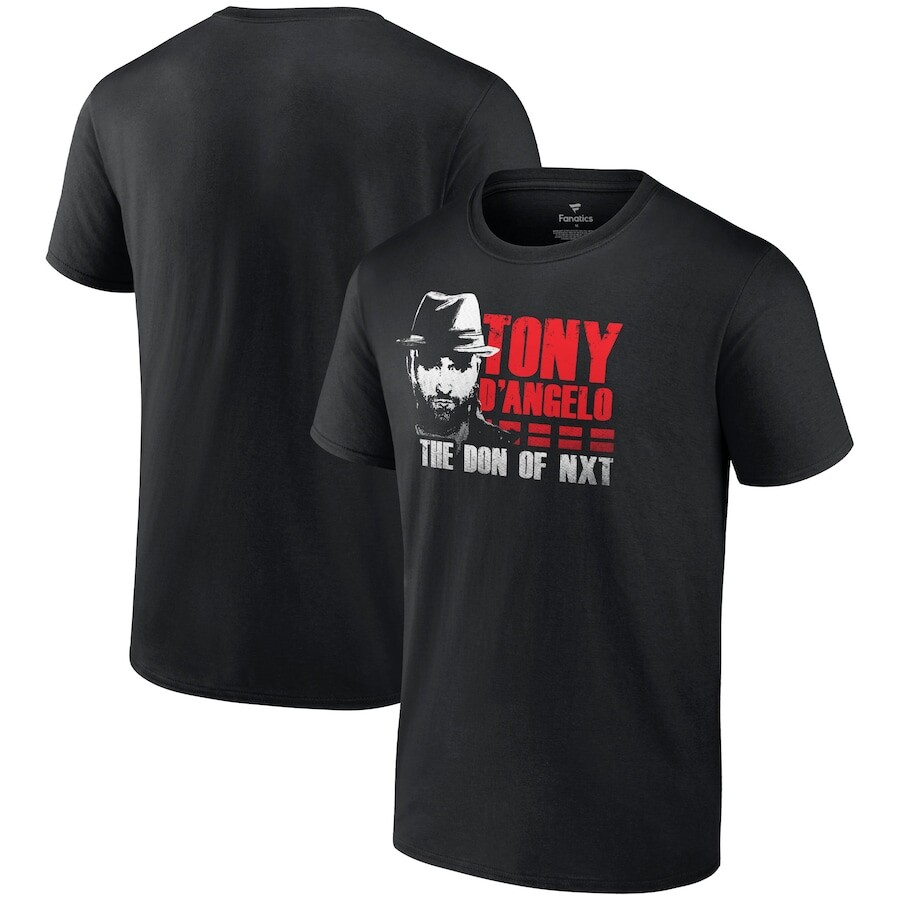 

Футболка с коротким рукавом WWE Authentic Tony Dangelo, черный