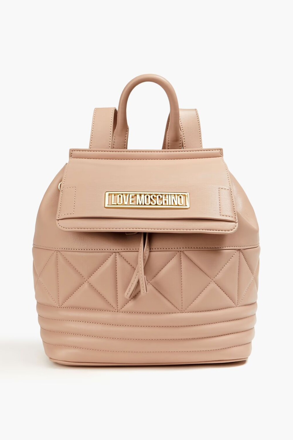 

Стеганый рюкзак из искусственной кожи Love Moschino, бежевый