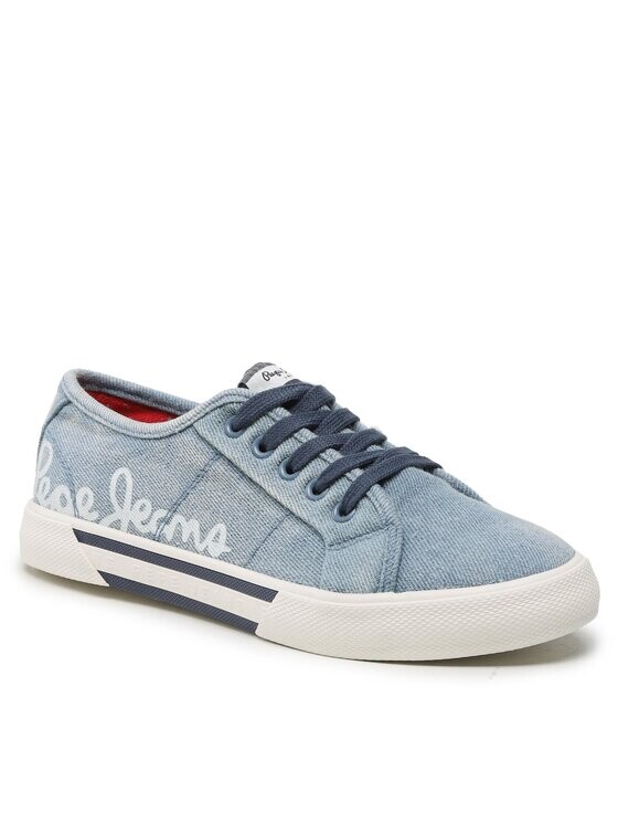 

Кроссовки из ткани Pepe Jeans, синий