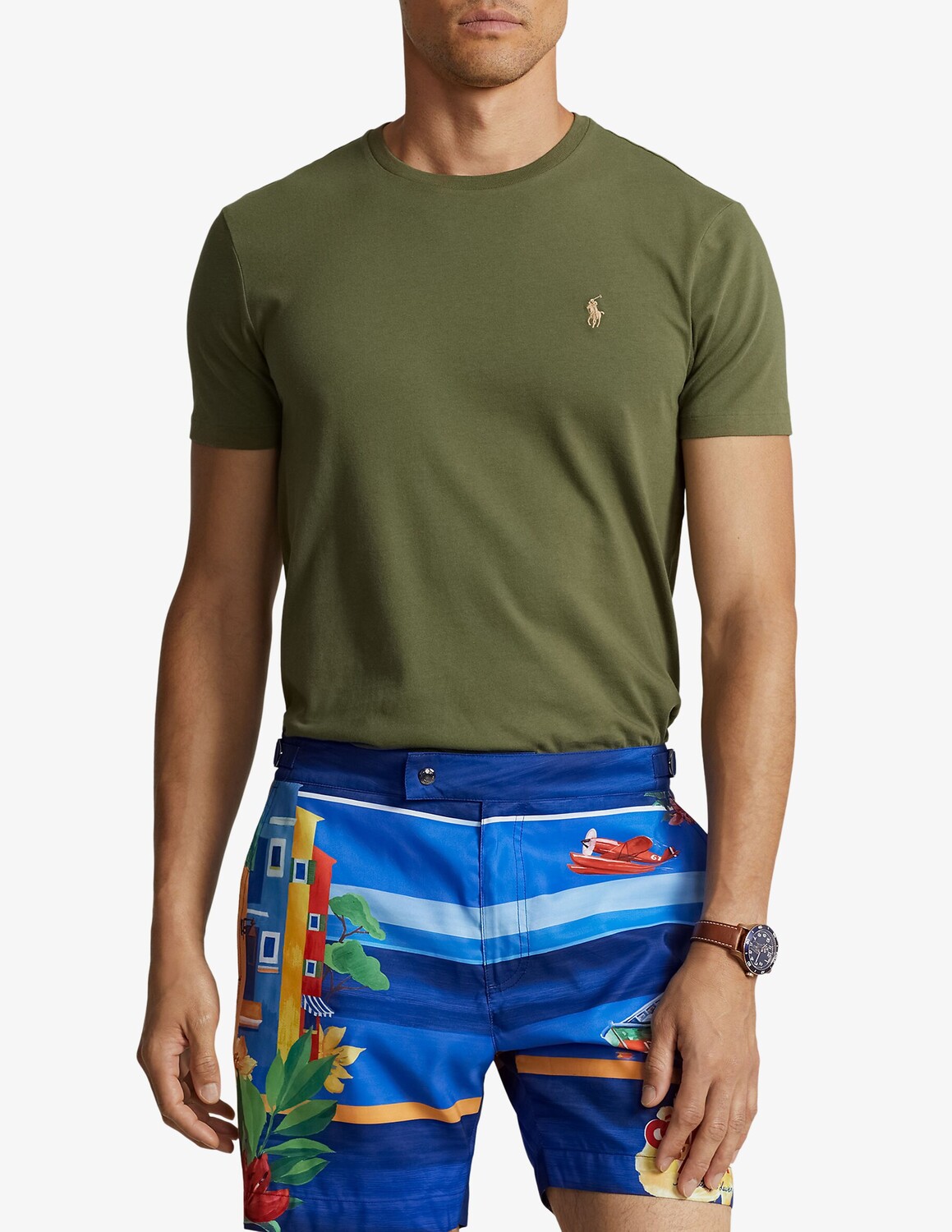 

Футболка из джерси Ralph Lauren, зеленый
