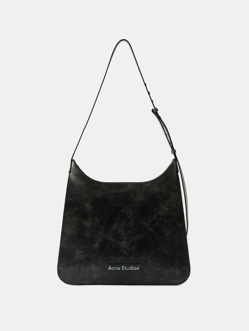 

Сумка через плечо platt из кожи с эффектом кракелюра Acne Studios, черный