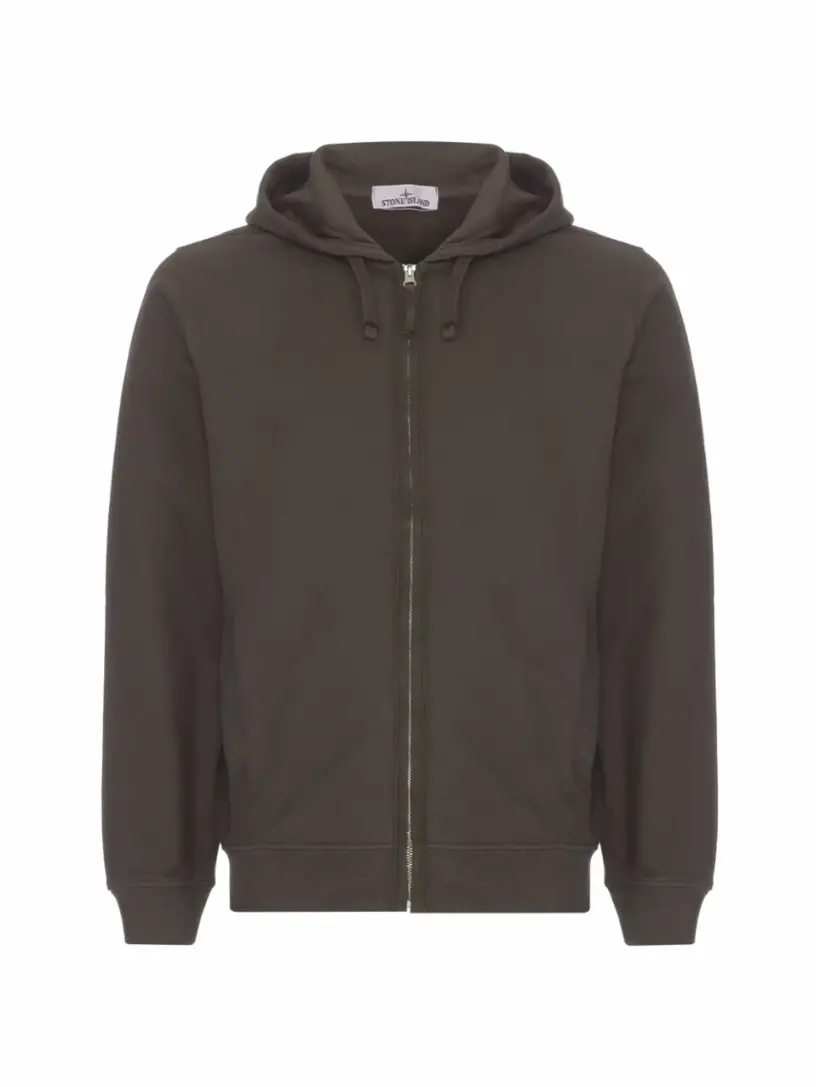 

Хлопковая спортивная кофта Stone Island, серый