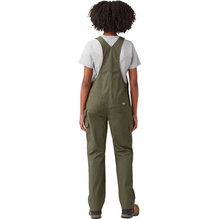 

Охлаждающий комбинезон Ripstop Bib женский Dickies, цвет Rinsed Military Green