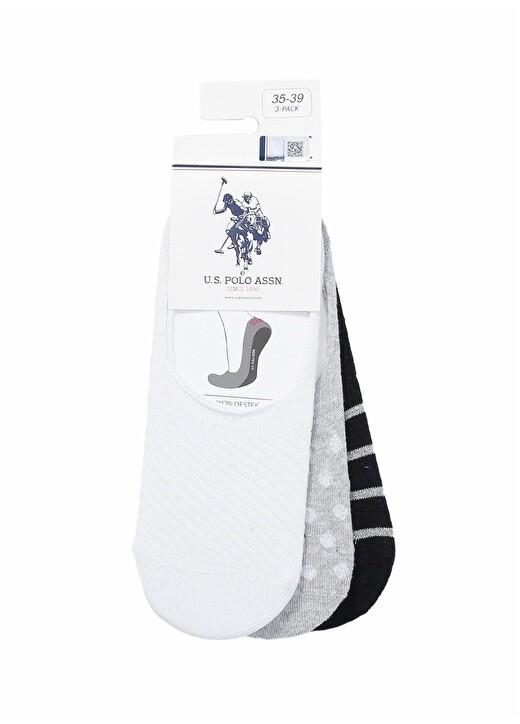 

Белые женские носки, 3 пары U.S. Polo Assn.