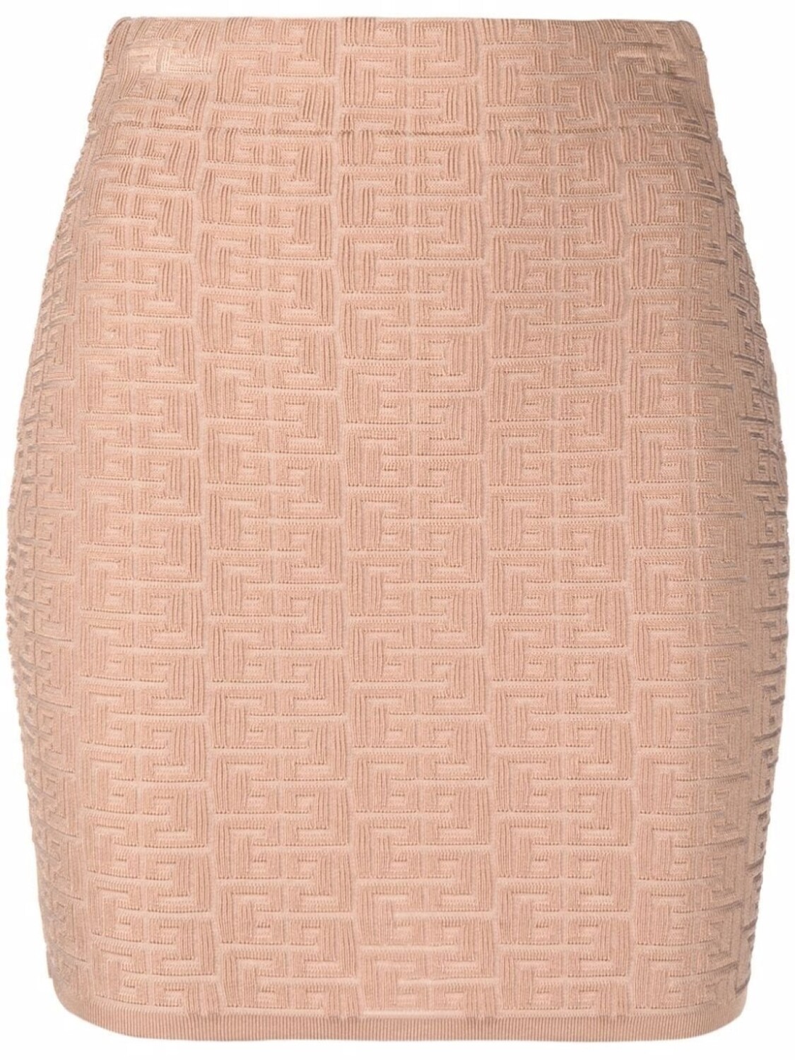 

Balmain юбка мини с монограммой, нейтральный цвет