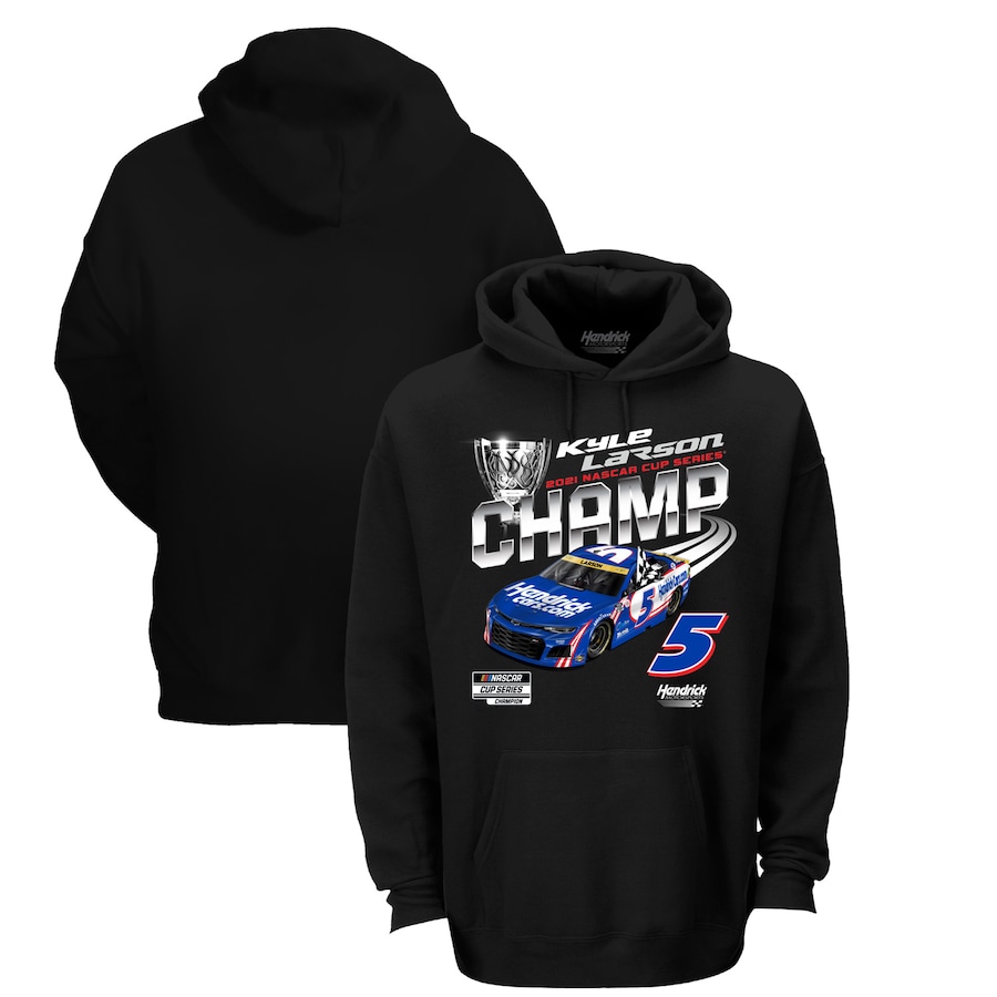 

Пуловер с капюшоном Hendrick Motorsports Team Collection Kyle Larson, черный