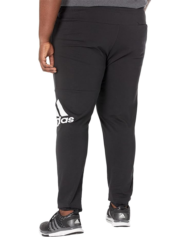 

Брюки Adidas Essentials Single Jersey Tapered Badge Of Sport Pants, черный